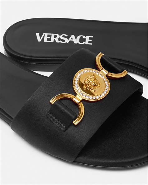 versace sandalen gebraucht|versace medusa flats sandals women.